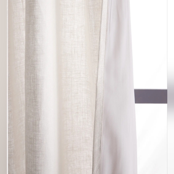 NWOT Quince Heavy Linen White Filtering Curtains Set Of 2 Panels 48"x 96" (F16) - Picture 3 of 12